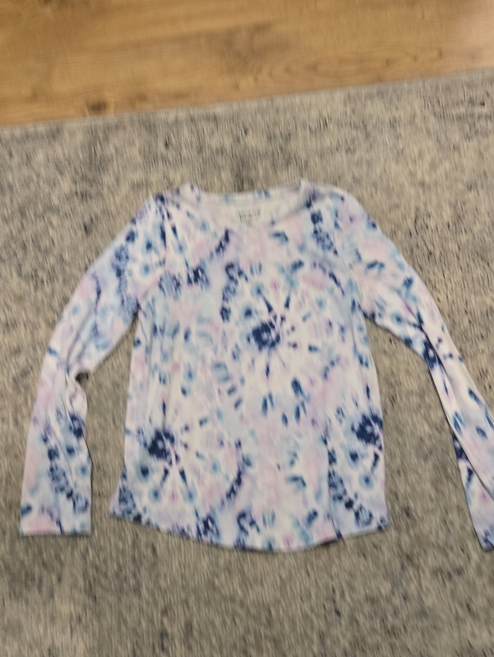jumping beans Pastel Tie-Dye Long Sleeve Top - Blue & Pink